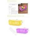 cestas pequeñas de la cocina del almacenamiento plástico del hogar para la venta